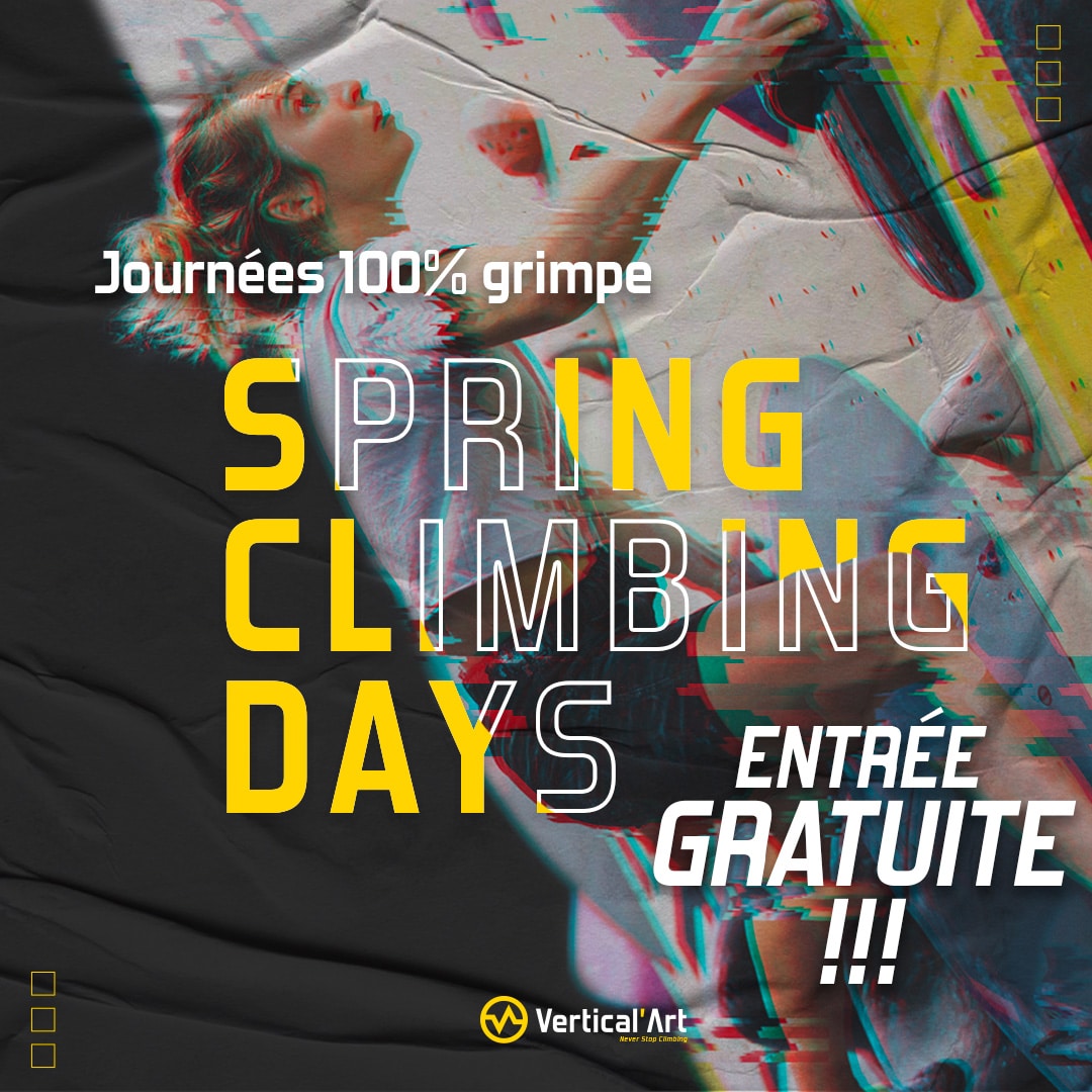 Spring Climbing Days à Vertical’Art Toulon, escalade gratuite pour tous en avril